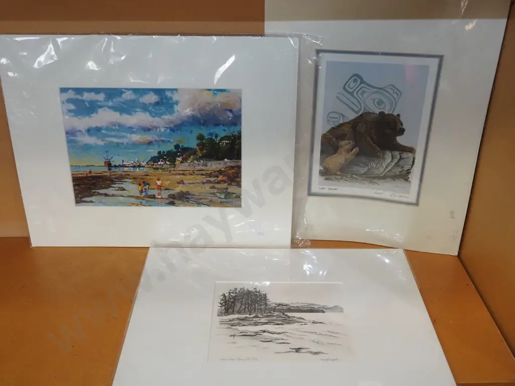2x unframed prints, unframed pencil Image 1++