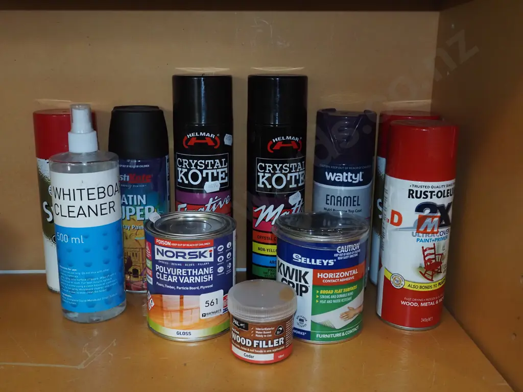 spray paints, varnish, adhesive etc Image 1++