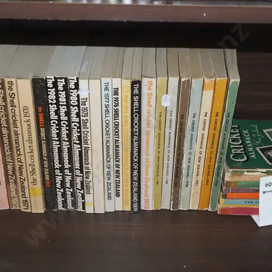 1940s/60s/80s cricket almanacks