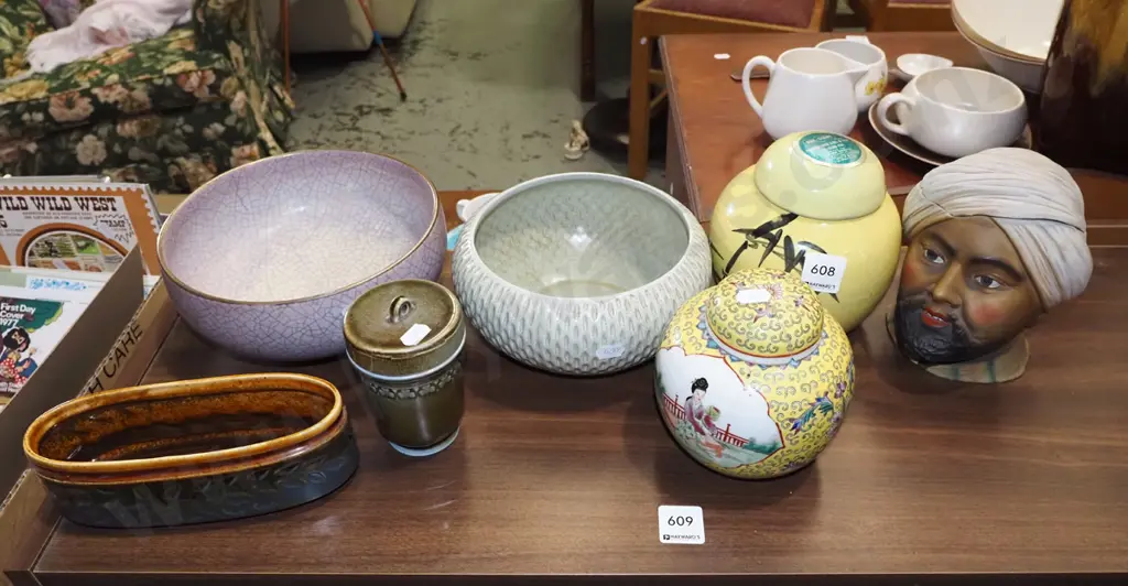 ginger jars, bowls, egg coddler etc Image 1++
