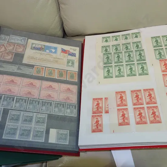 5x stamp albums
