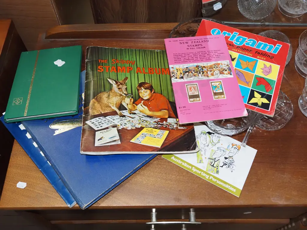 various stamp albums Image 1++