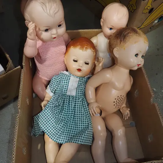 box of dolls