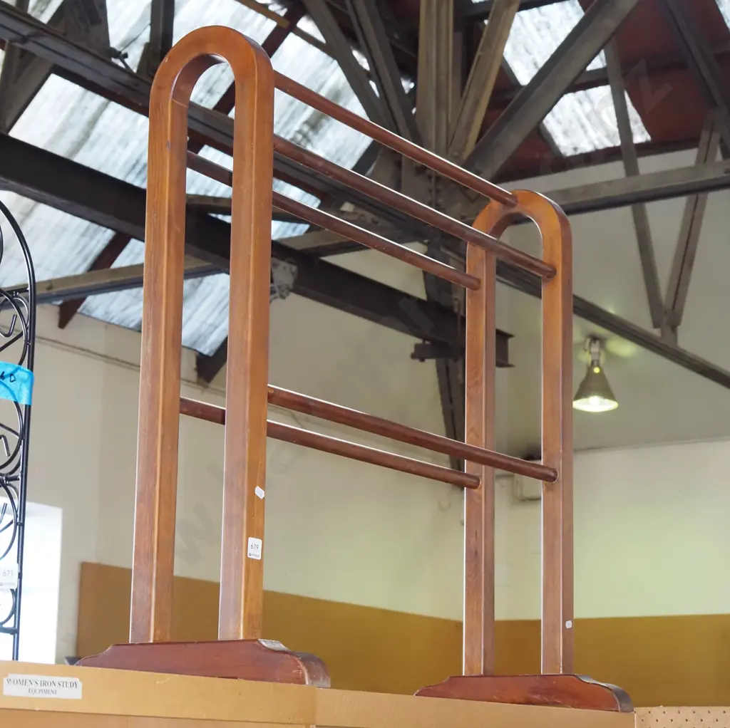 wooden towel rail Image 1++