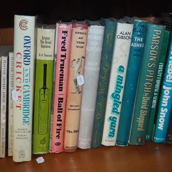 various cricket annuals and books