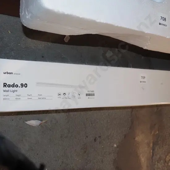 boxed as new wall light