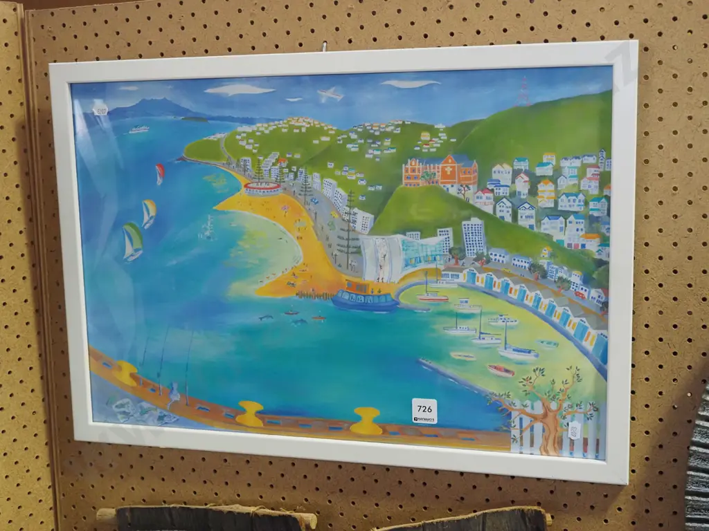 framed print - Wellington Oriental Parade Image 1++