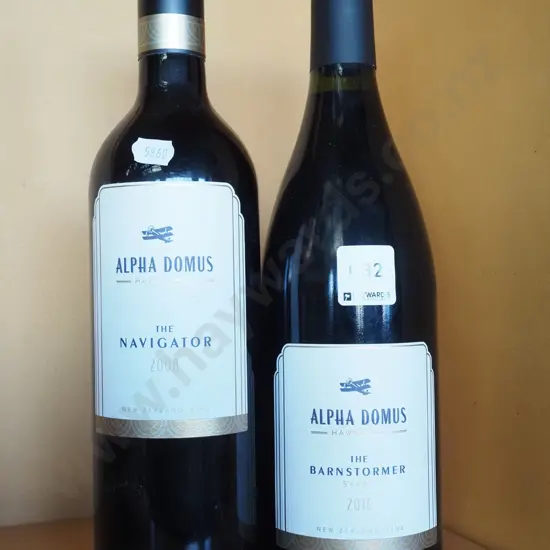 2x bottles of Alpha Domus 2008, 2014
