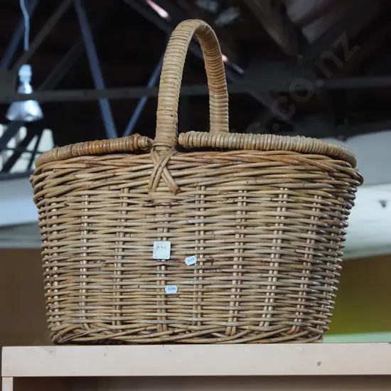 cane picnic hamper