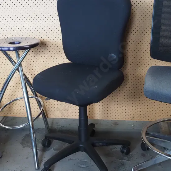 black office chair