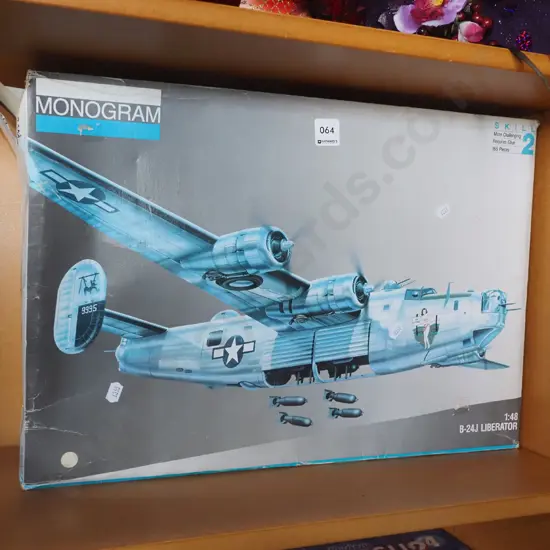 partially assembled model B-24J Liberator - As Is No Returns