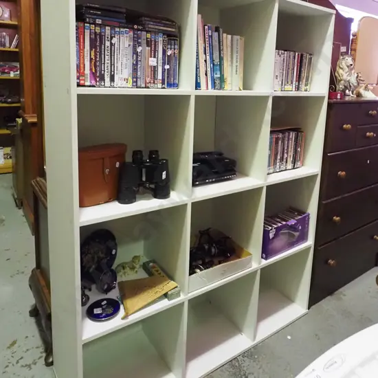 mdf melteca shelves/cubby holes H-1620 W-1200 D-390