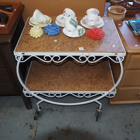 retro tea trolley