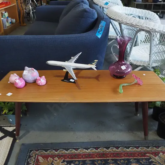 retro mahagany coffee table H-380 W-1050 D-370