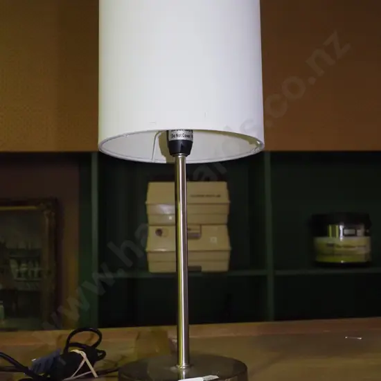 brass based table lamp