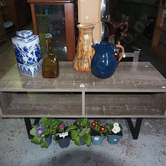 mdf faux wood veneer entertainment unit