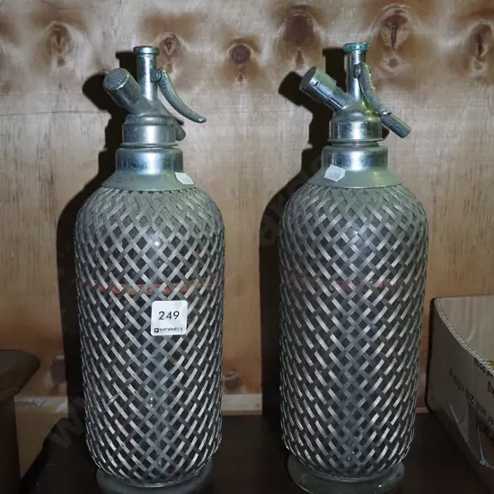 2x soda syphons, soldering iron, blow torch