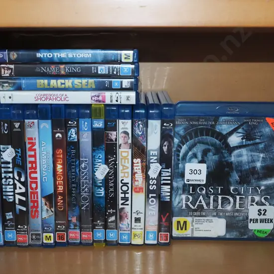 blu ray DVDs