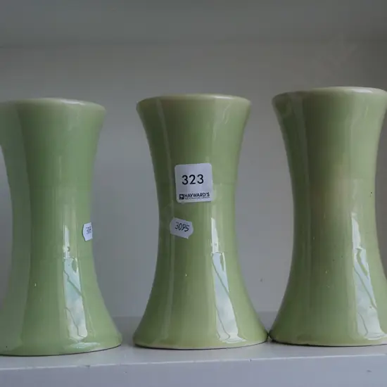 3x Dunedin Horticultural Society vases H-160