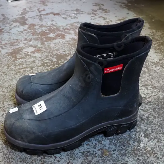pair of US size 11 rubber boots