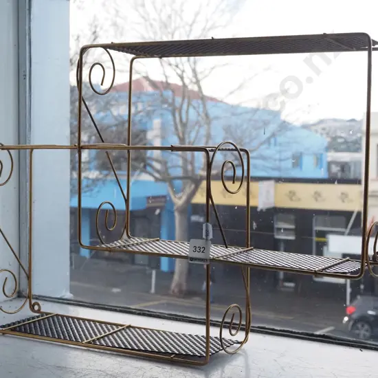 retro wall mounted shelves