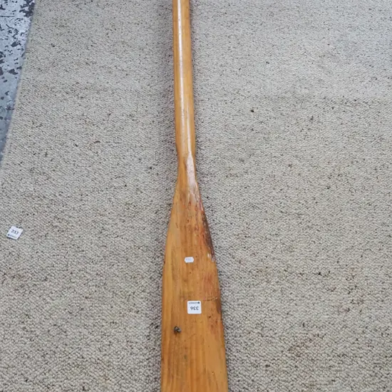 wooden oar