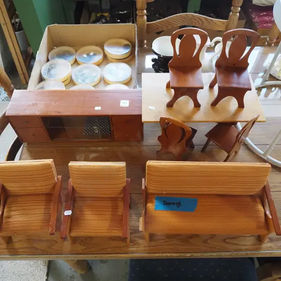 large format dolls furniture - damage to sofa