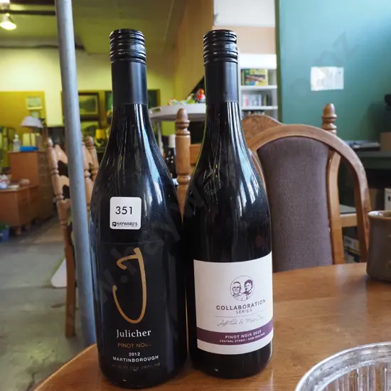 Julicher 2012 pinot noir, Collaboration Series 2015 pinot noir
