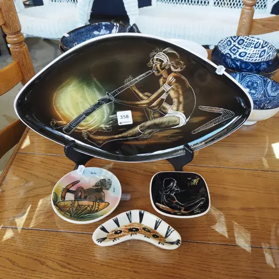 4x pieces Australian souvenir ware