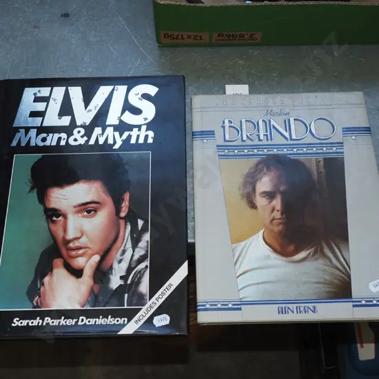 Elvis and Marlon Brando books