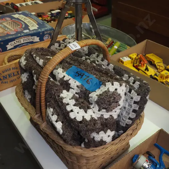 crochet blankets in ane basket