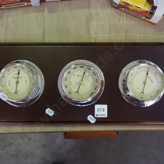 wall mounted hydrometer/barometer/thermometer