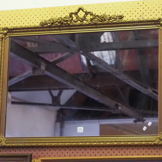 gilt framed wall mirror W-850