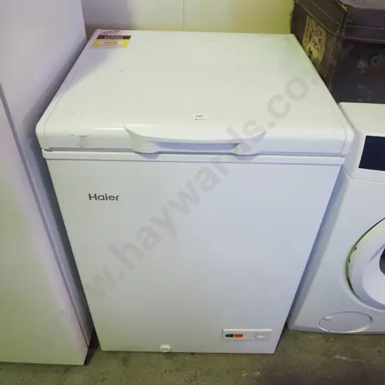 small Haier chest freezer - no baskets H-840 W-570 D-550