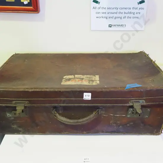 bullock hide suitcase