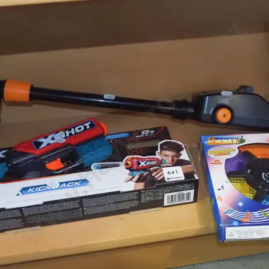 Zuru gun, metal detector, memory game