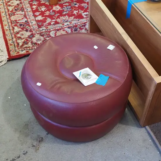 NZ made Holcroft inflatable ottoman/footstool