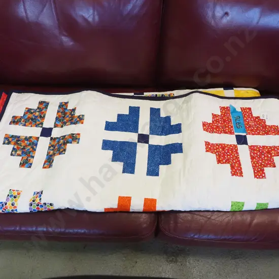 handmade patchwork quilt