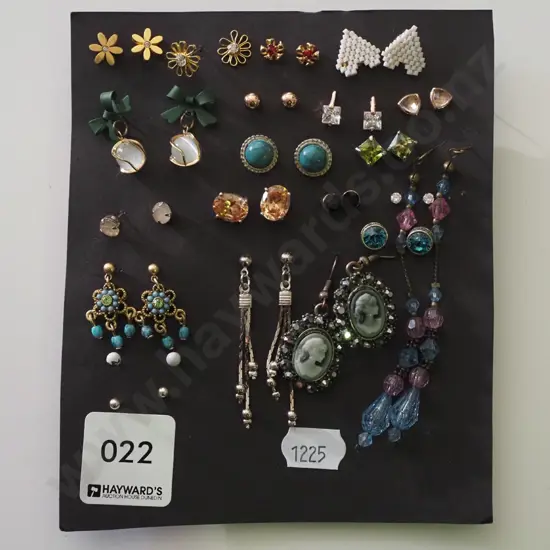assorted earrings