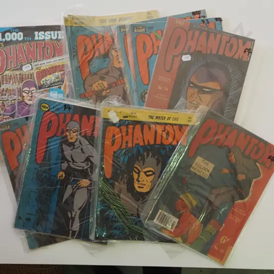 back issues of Phantom comic books