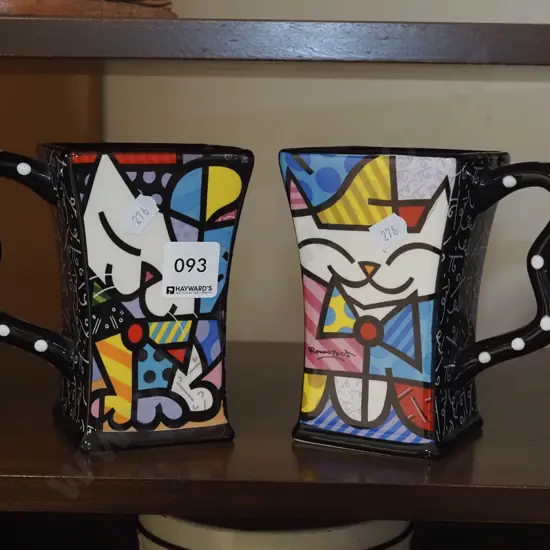 2x Britto coffee mugs