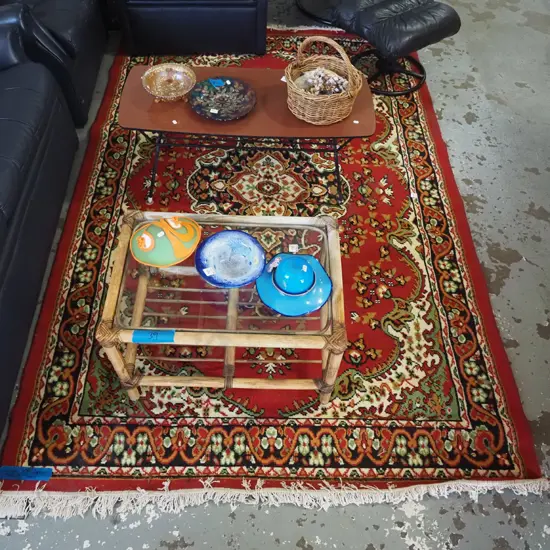 synthetic red carpet square L-2380 W-1580