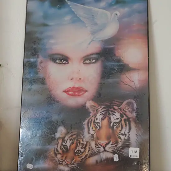 fantasy print on board H-480 W-340