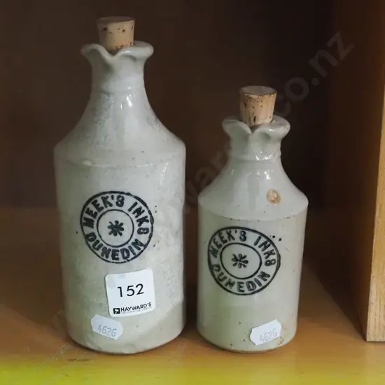 2x Meek's ink bottles