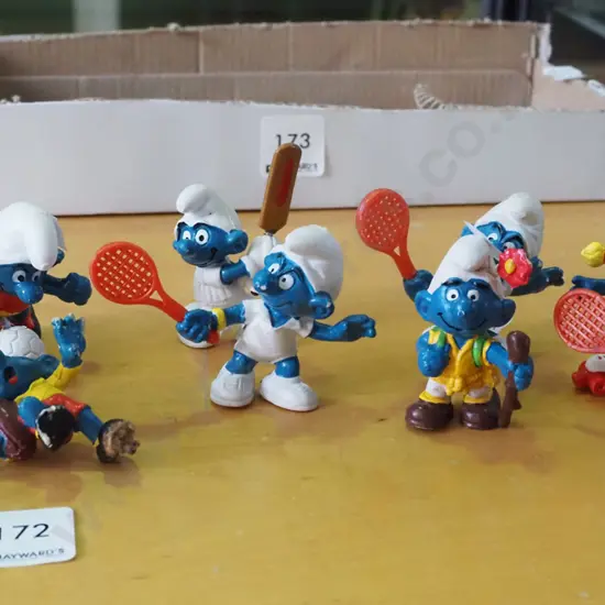 various Smurfs