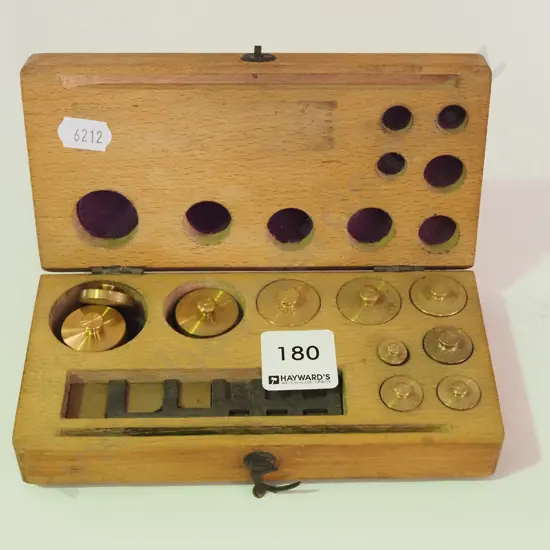 wood cased scale weights