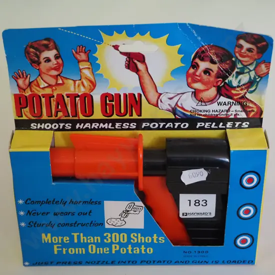 as new boxed potato gun