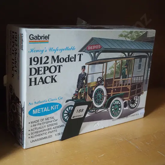yet to be assembled model of Ford Model T