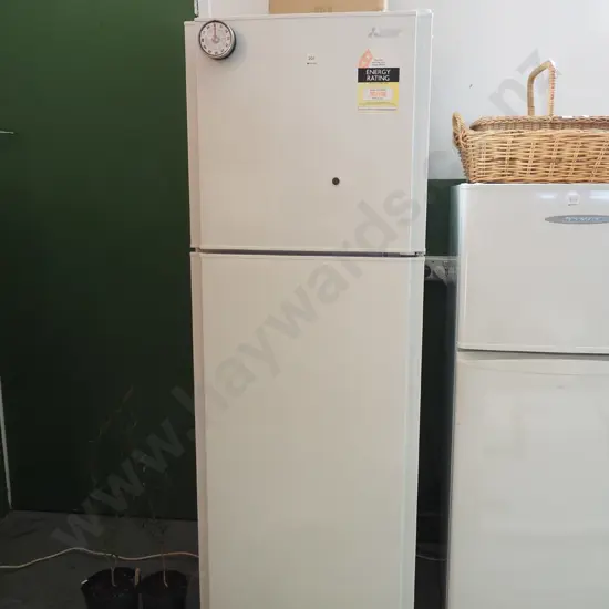 Mitsubishi upright fridge freezer H-1580 W-550 D-580