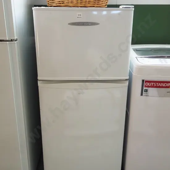 small F&P fridge freezer H-1220 W-530 D-550